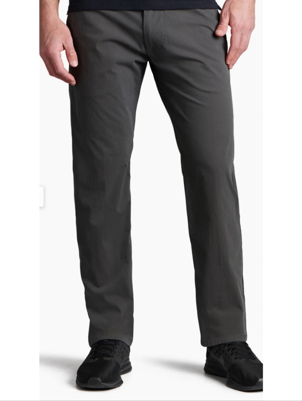 Kuhl Slax Lightweight Chino Style Everyday Pant Carbon Gray Men's 36x32